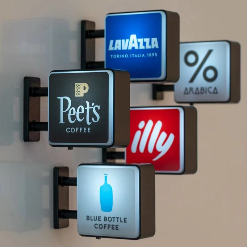커피 LED 조명 사인 자석, 주방 장식, 커피 바, 냉장고용