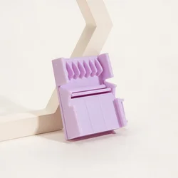 Portable Hair Clipper Comb for Precision Hair Styling and Professional Barber Accessories (Purple)