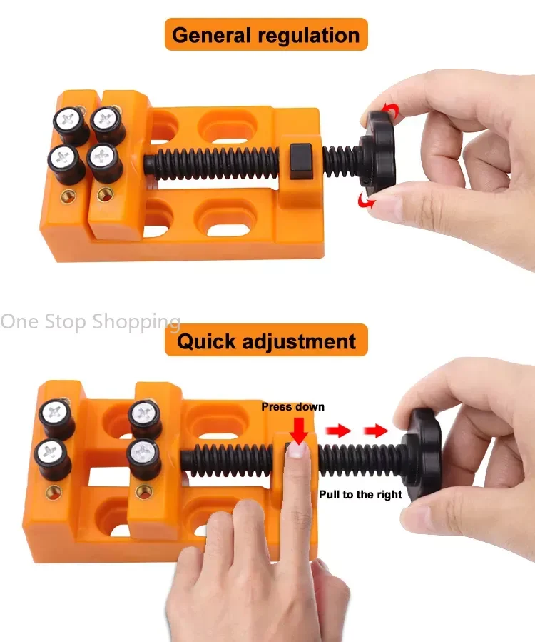 DIY Sculpture and Jewelry Carving Tool - Universal Mini Clamp Vise with Table Press Function