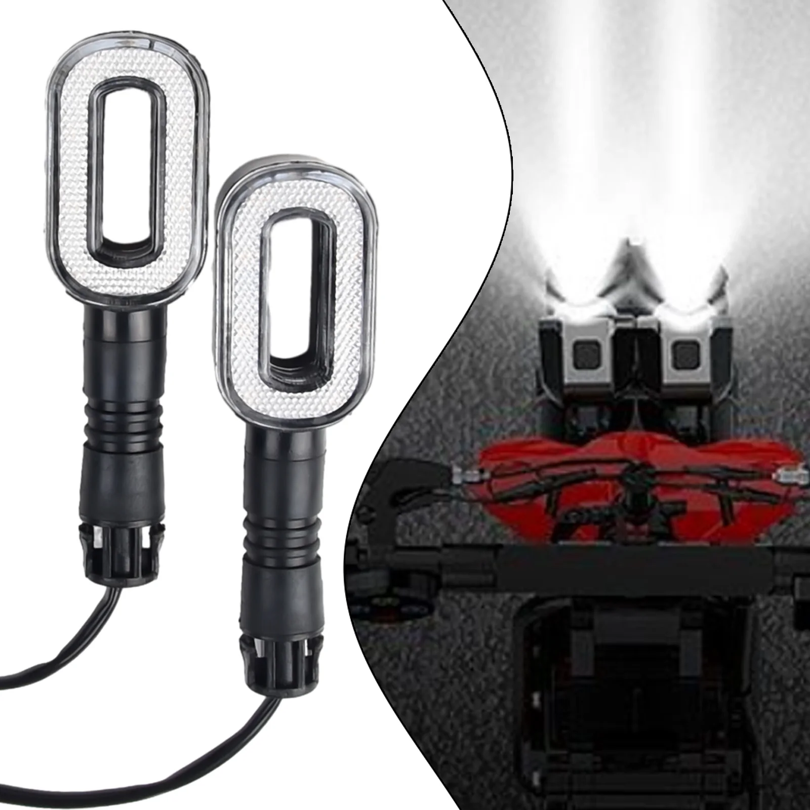 

Ebike Light Tail Light Turn Sign36V-72V Ebike Taillight Turn Signal Rear Rack Lamp Tail Light Guide Indicator Light E-bike Parts