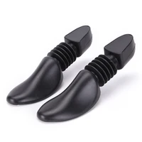 1 Pair Telescopic Practical Plastic Adjustable Length Men Shoe Trees Stretcher Boot Holder Organizers Black Shoe Tree Man Women 1