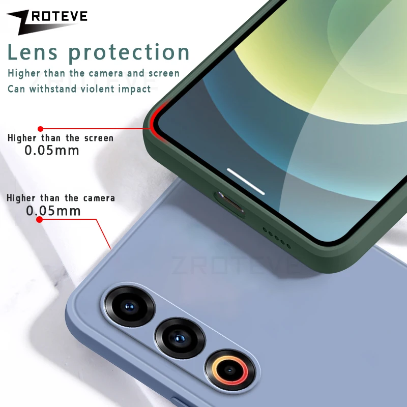 Silky Liquid Silicone Soft Shockproof Phone Case by ZROTEVE