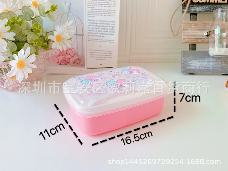 Boîte Repas Double Couche CHCHMU - Bento Anti-fuite Avec Compartiments Et Couverts