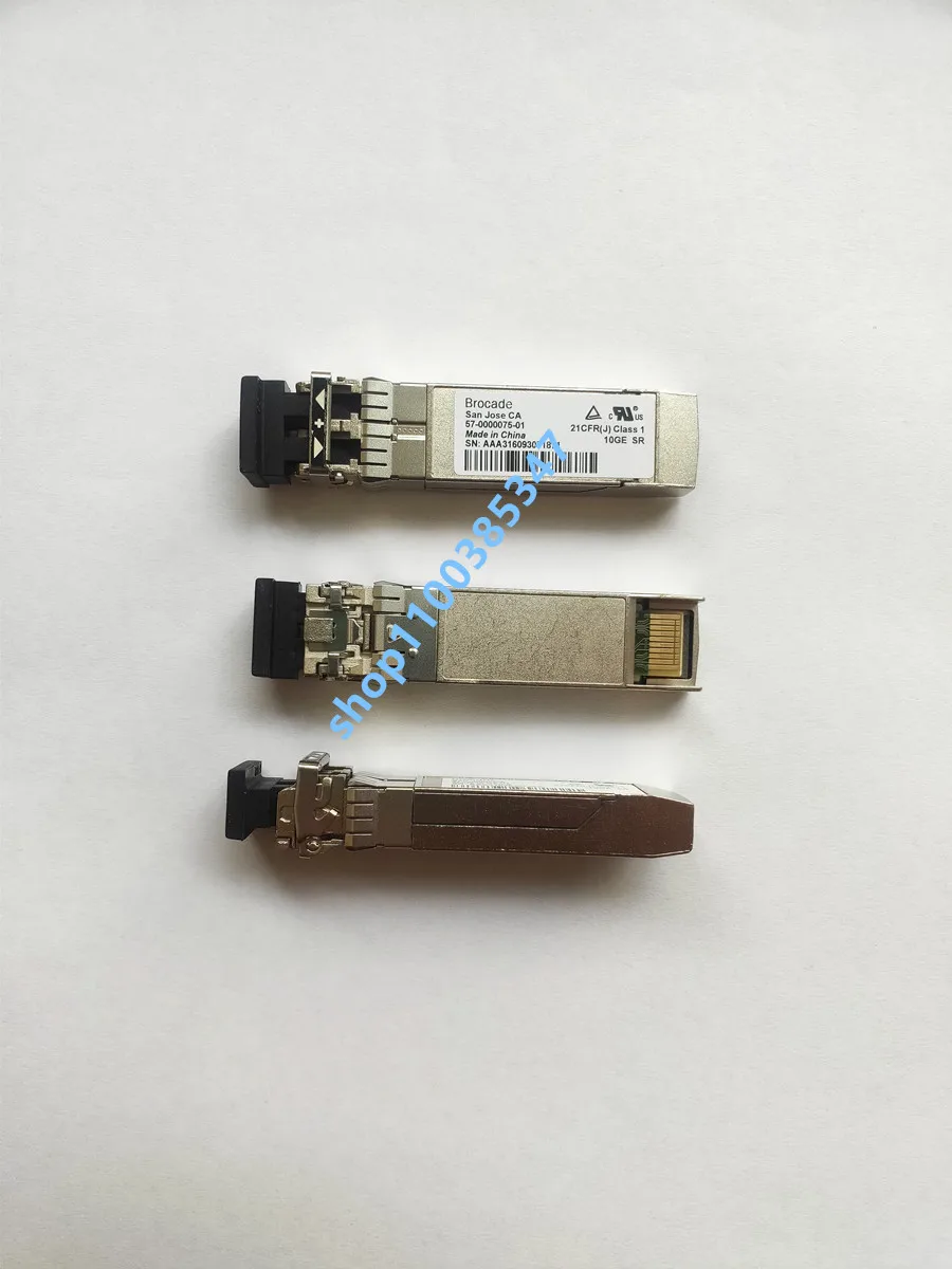 Brocade module 10g sfp/57-0000075-01/SFP+ 10GE SR 300m 850nm BR-1020/10G Network adapter Switch Optical fiber module/brocade sfp brocade 10g port sfp 57 0000075 01 850nm 10gb 300m sr network adapter switch optical fiber module