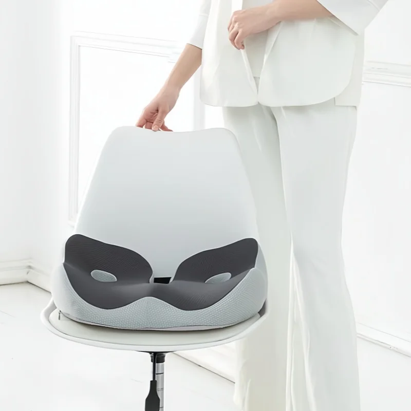Portable Memory Foam Seat Cushion U-Shaped Office Car Airplane Pillow Back Support Pain Relief Pillow Ergonomic Body Support 2