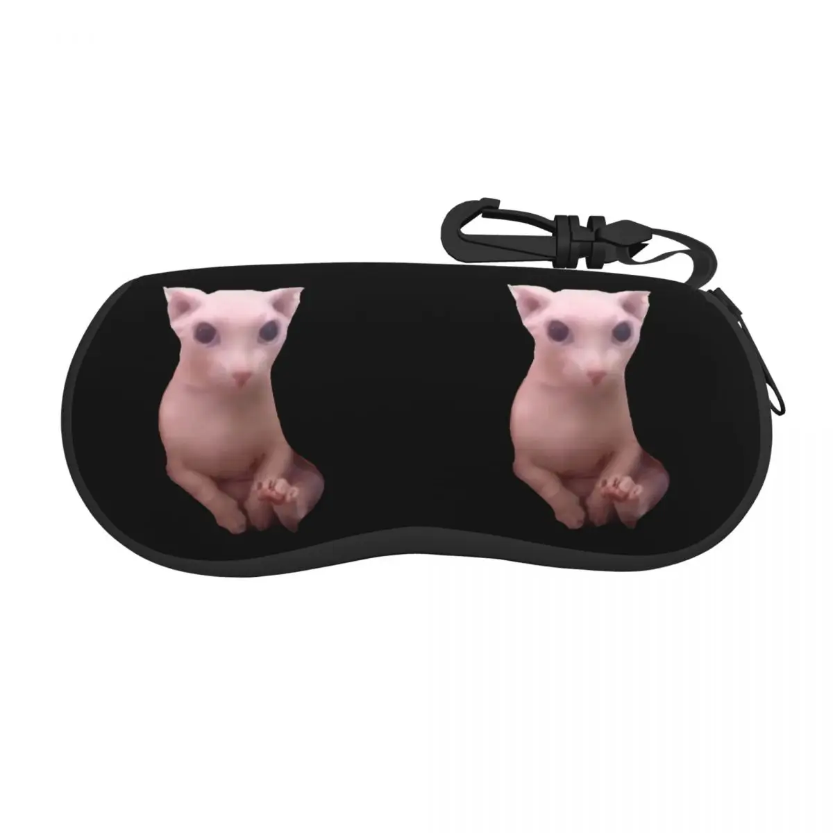 

Custom Bingus Text Glasses Case Stylish Sphynx Cat Shell Eyeglasses Case Sunglasses Box