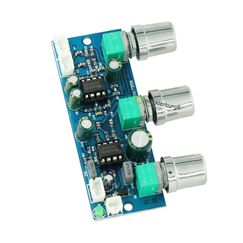 NEW DC 12V-24V Low-pass Filter NE5532 Subwoofer 2.1CH/Pre-Amplifier Preamp Board
