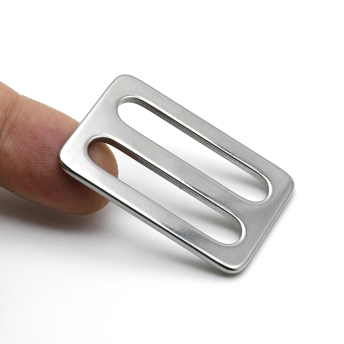 10 Pz Scivoli In Metallo Tri-Glides Filo-Forme Roller Pin Fibbie - Foto 6