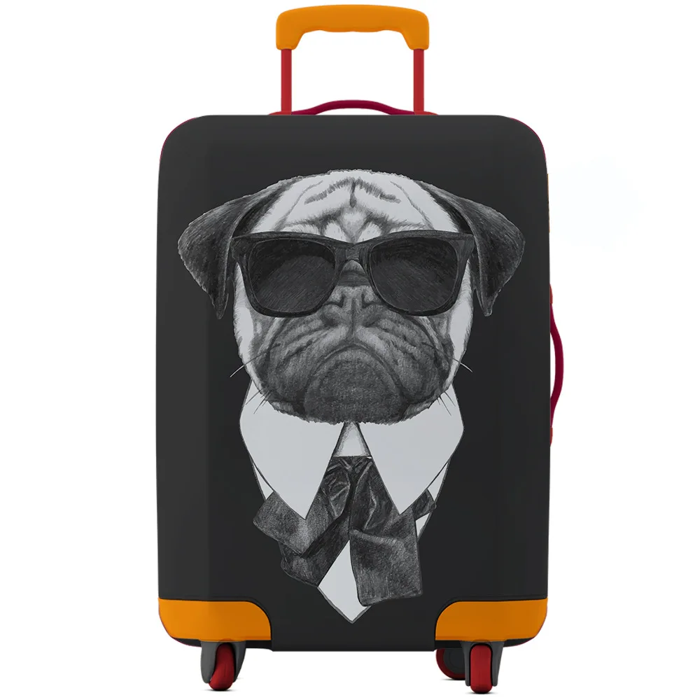 thumbnail image 1 of Funda de equipaje de tela elástica, funda protectora para maletas, funda protectora para equipaje, adecuada para maletas de 18 a 32 pulgadas, organizador de viaje, 1 of 5