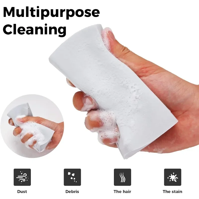 1/2pcs Car Magical Dust Cleaning Sponge Baseboard Cleaner Duster Sponge ...