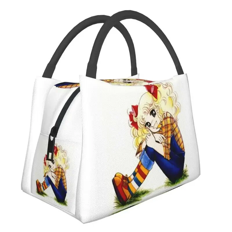 

Candy Candy Anime Manga Insulated Lunch Tote Bag for Women Resuable Cooler Thermal Food Lunch Box Hospital Office