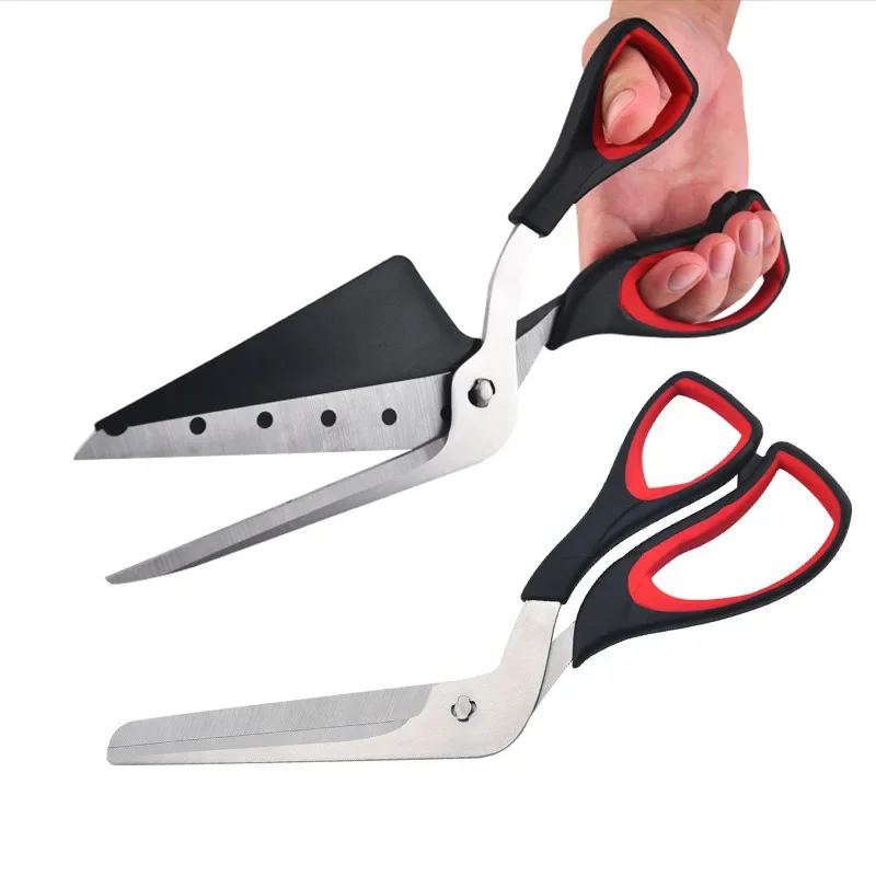 Pizza Cutter Professional Pizza Scissors Detachable Sharp Stainless Steel Blade Pizza Cutter Scissors Easy Cutting Spatula Slicer Tools