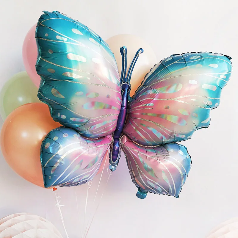 

Новинка насекомое мультфильм бабочка самодельный воздушный шар из алюминиевой фольги для активного отдыха Детская Игрушка реквизит для фотографий на день рождения украшение