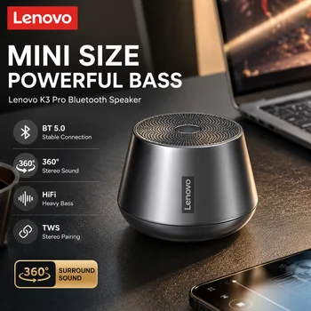 Lenovo K3 Pro Camping Stereo Wireless Bluetooth Speaker HIFI Sound Quality portable stereo surround sound Mini Size player M90 1
