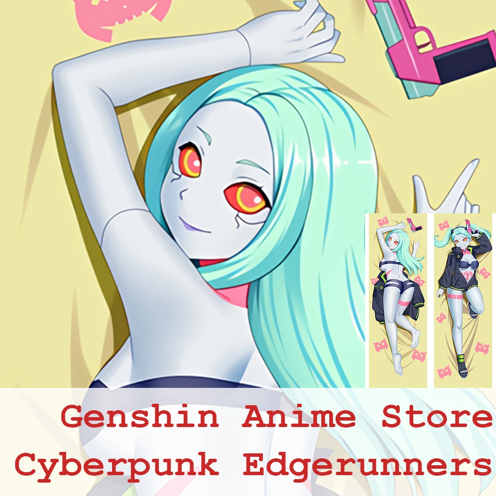 

Rebecca Pillow Case Punk Cosplay Dakimakura Cool Man Otaku Hugging Throw Cushion Cover Peachskin 2WAY Fullbody Pillowcase