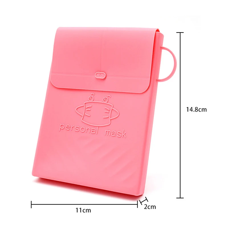 Silicone Mask Storage Bag Multi-Function Waterproof And Dustproof Easy To Carry Storage Clip