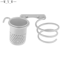 Hair Dryer Blow Stand Holder Wall Mounted Shelf Rack Bracket Organizer with Comb