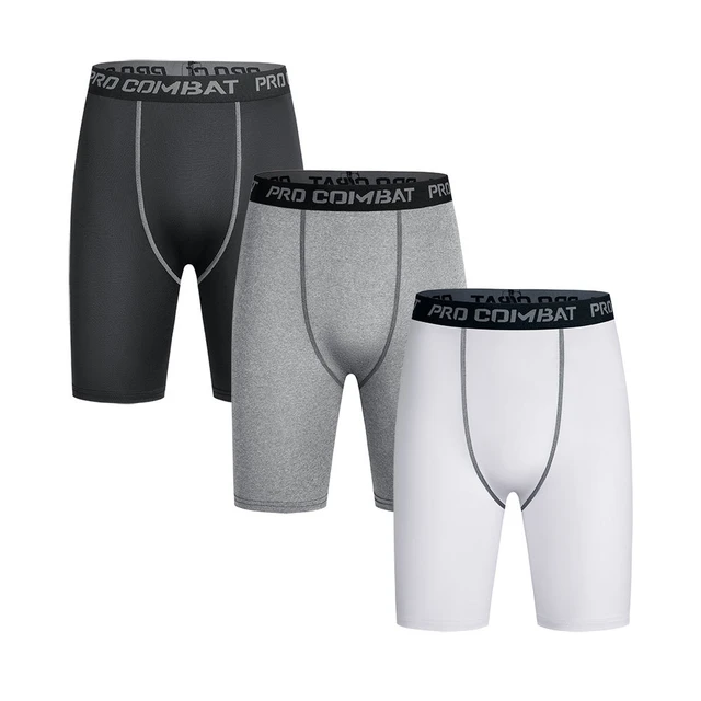 Men's Underwear Long Leg Performance Compression Boxer Briefs Running  Sports Performance Breathable Baselayer Fitness Underwear - AliExpress