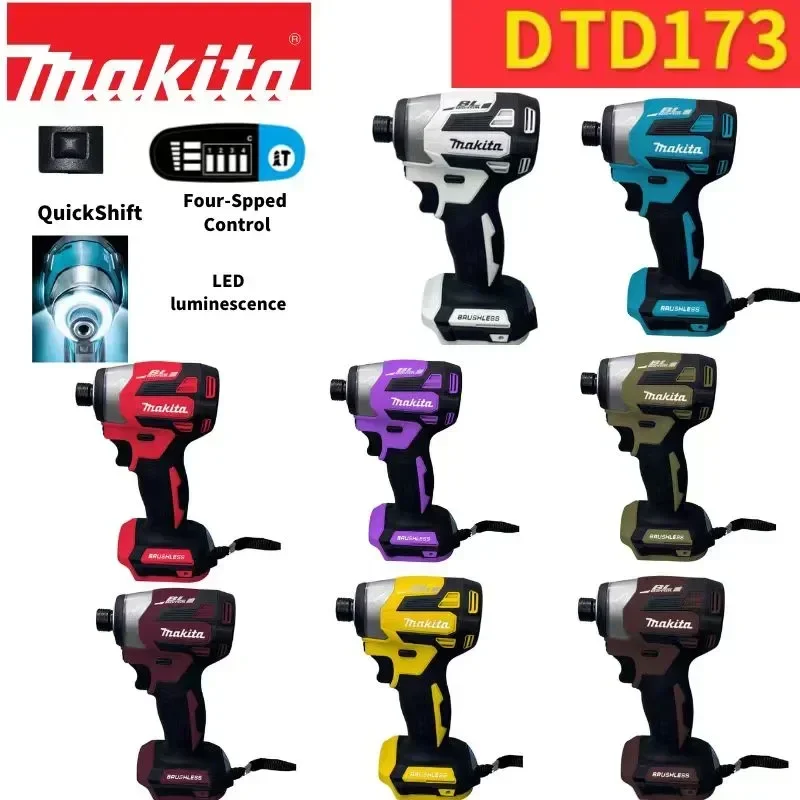 

Makita DTD173 Electric Drill Tool Brushless 18V 임팩드릴 Screwdriver Wireless Construction Equipment Variable Speed Micropunch