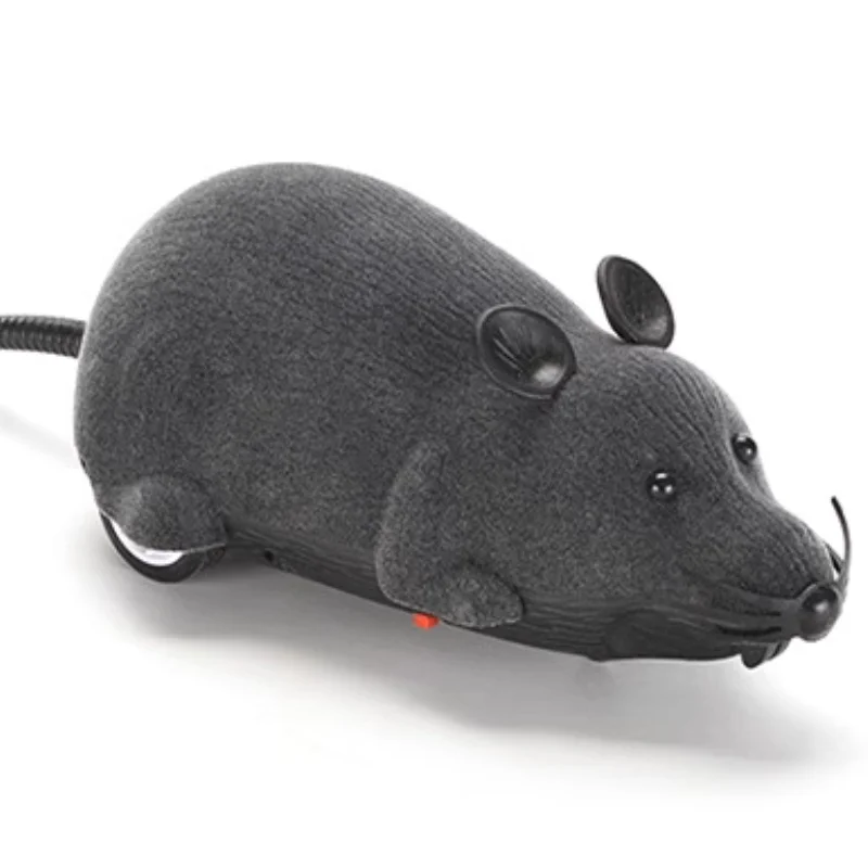 Remote Control Mouse Simulation Animal Teasing Cat Four Wheel Drive Remote Control Plush Surface Highly Restored Creative Gift 6