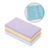 300 Sheets Index Cards Flash Cards Colored Note Cards Portable Writing Words Cards Office Supplies 3