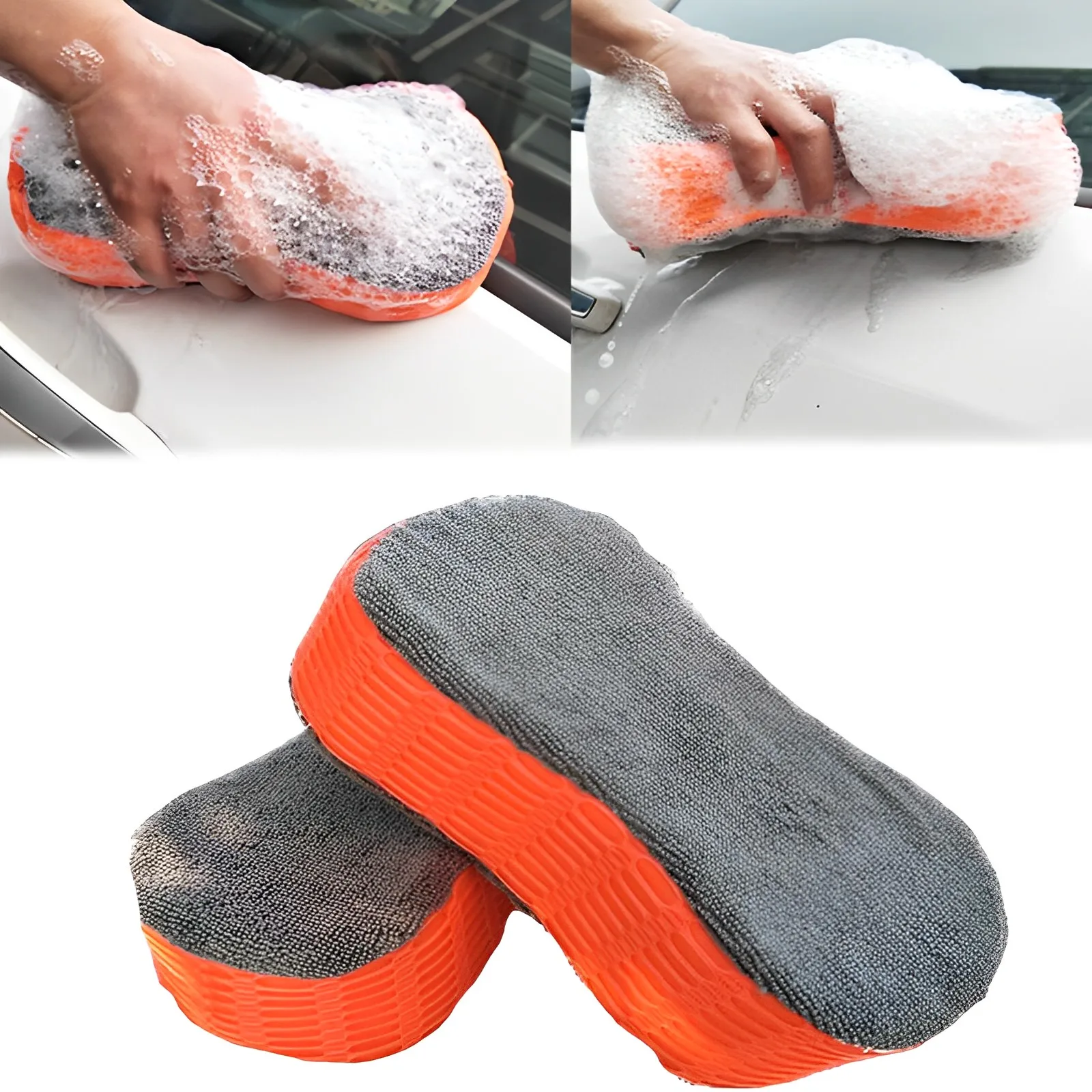 

Car Wash Mesh Sponge Brushes Car Detailing High Density 8-shaped Double-sided Sponge Auto Detailing Brush Car Cleaning Tools