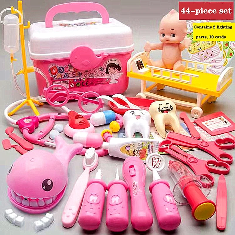 51 PCS Doctor Toys for Children Set Kids Pretend Play Kit Games for Girls  Boys Hospital Accessorie Medical Kit Nurse Tools Toys - AliExpress