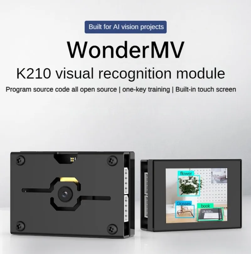 K210 Visual Module WonderMV Vision Recognition Module AI Intelligent Camera Python Development Board Programmable CanMV Sensor developer kit