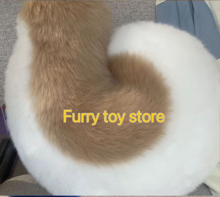 Furry Tail Fursuit Kigurumi Animal Cute Cosplay Costume Furry Suit Accessories Deer Hare Sheeptail Cartoon