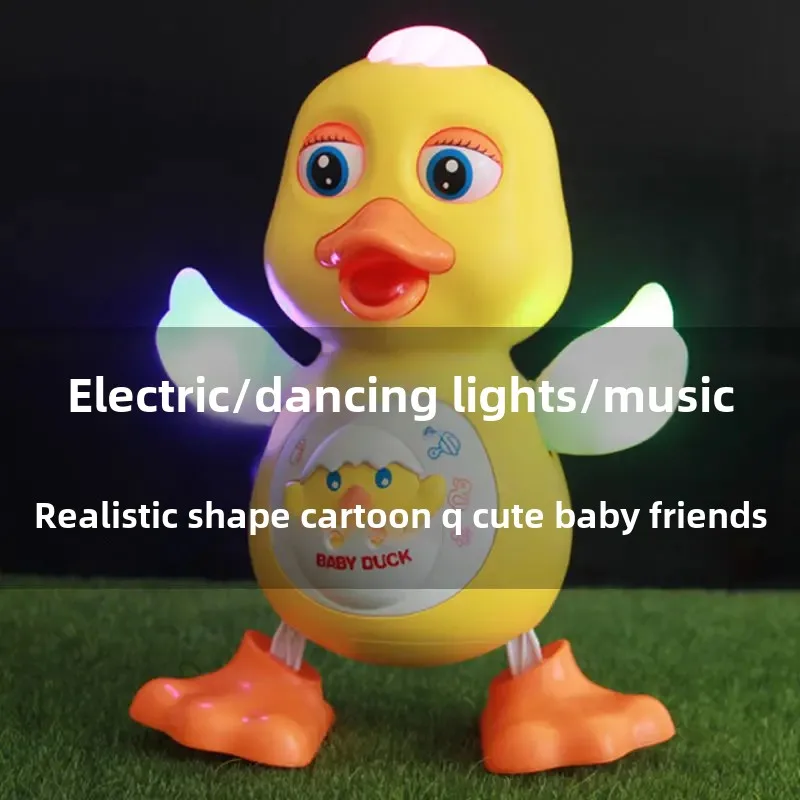Electric Dancing Duck Rabbit Walking Singing Glowing Robot Toys for Children Interactive Plush Toys from Mainland China