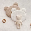 Bear Rabbit Baby Pillow Cotton Flat Pillow Breathable Newborn Infants for Head Support Cushion 5