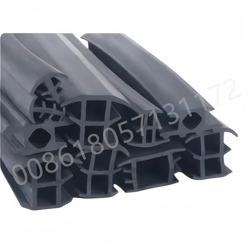 Rubber T Strip EPDM Gap Cover for Solar Photovoltaic Bracket Metal Cable Trench Cover Monocrystalline Solar Panel Seals Black