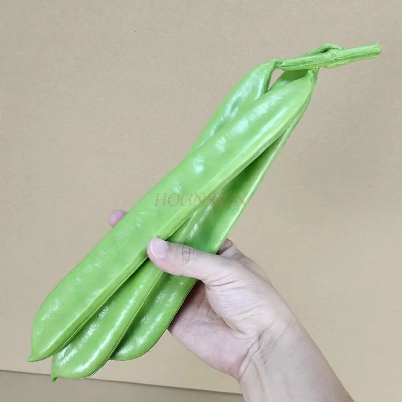 Simulation Vegetables Pu Sword Bean Beans Hotel Decoration Snow Peas Model Put Fake Fruits Pretend Food