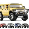 1/32 Hummer H2 SUV Off Road Toy Car JKM Diecast Metal Miniature Model Sound & Light Doors Openable Collection Gift for Kids Boy 1