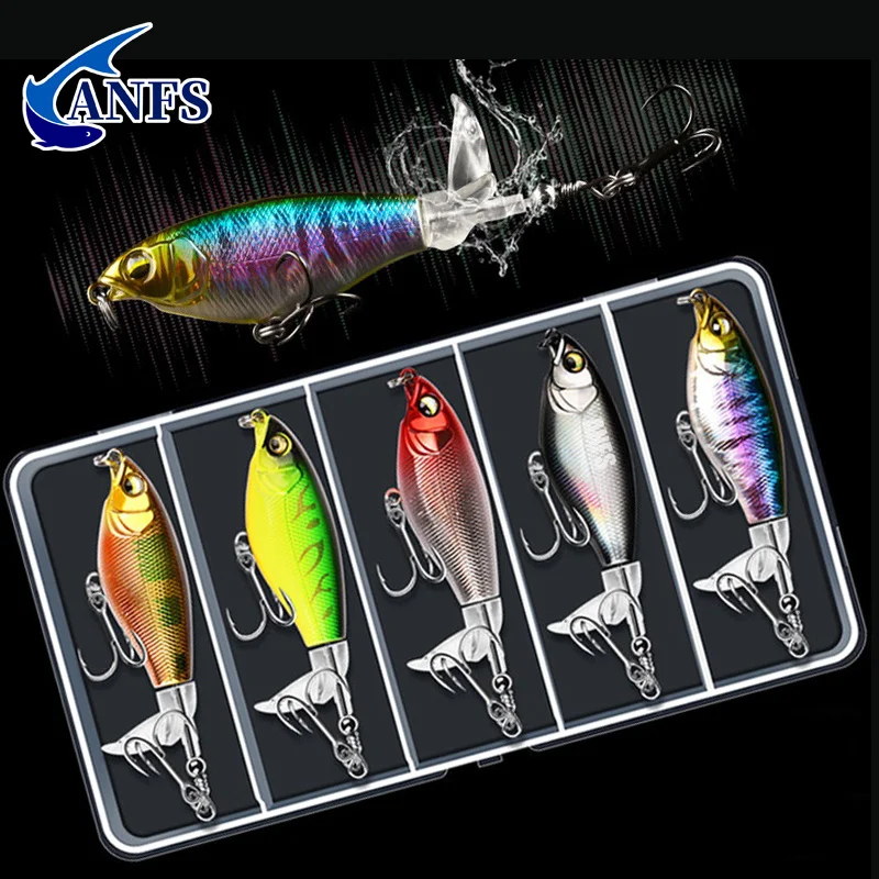 1pc/5pcs Topwater Fishing Lures , Pencil Plopper Fishing Lures for Bass  Catfish Pike Perch, Top Water Bass Bait Lure - AliExpress 18
