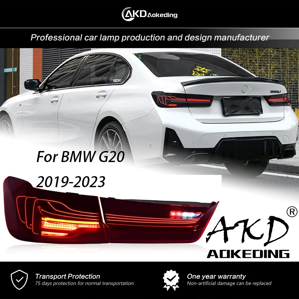 

AKD Tail Lamp For BMW G20 G28 LED Tail Lights 2019-2023 Fog Lights Day Running Light DRL Tuning Cars Accessories