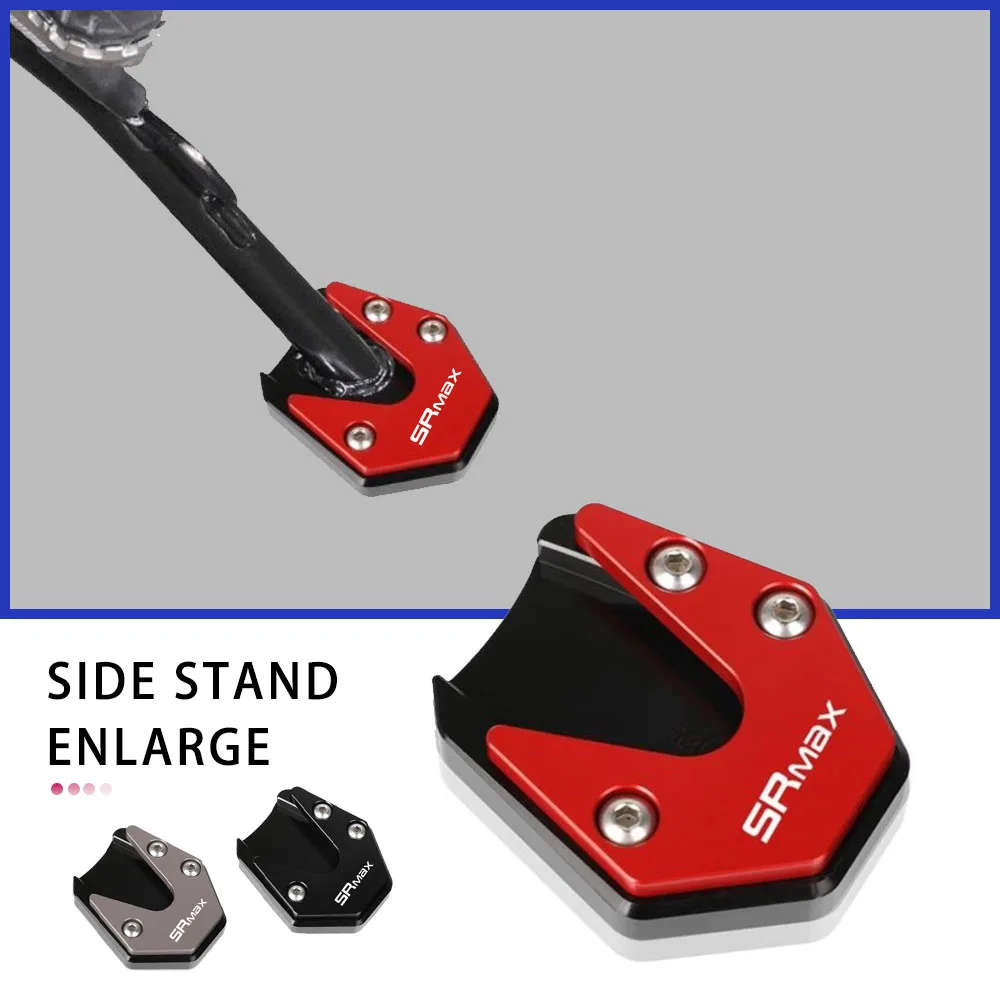 

For APRILIA SRMAX SR MAX 250 SR MAX 300 SR MAX GT Motorcycle Kickstand Foot Side Stand Enlarge Extension Pad Support Plate