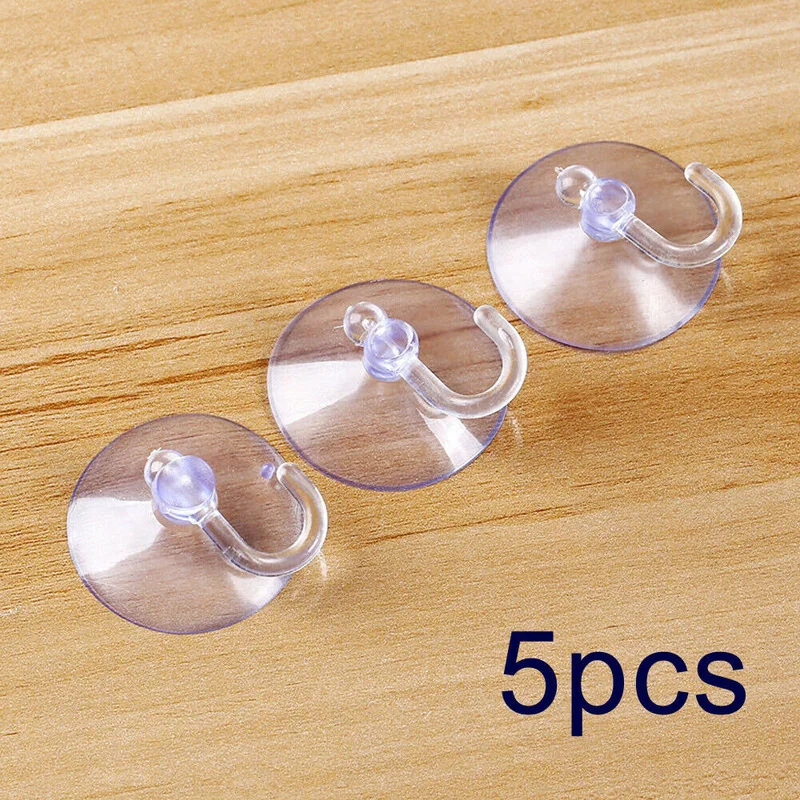 Suction Cups Caps Suckers Glass Window Wall Hook Hanger Kitchen Bathroom Cup Hooks Home Accessories 5Pcs/set suction cup hook,suction cups,multi purpose hooks,kitchen hooks,wall mount hooks,wall organizer hook