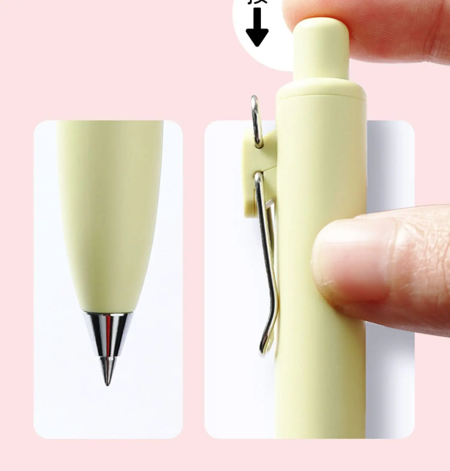 Uni-Gel-Tintenstift, Uni-Ball, ein neues, schönes, buntes Fass, niedrige Schwerkraftspitze, stabiles Schreiben, Unterschriftenstifte, Kawaii-Briefpapier in Palmenform – Detail 8