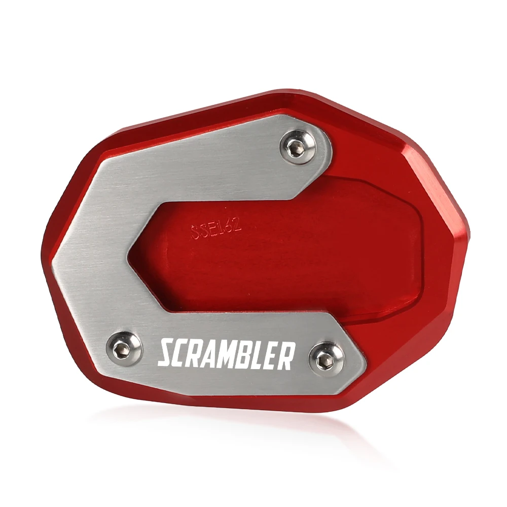 

For Ducati Scrambler Sixty2 Flat Track Icon Full Throttle Cafe Racer Classic Urban Enduro Kickstand Foot Side Stand Pad Support