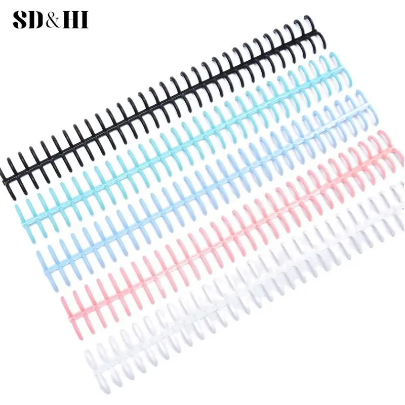 1PC Plastic Loose Leaf Binders Ring Binding A4 A5 A6 A7 B5 papers For DIY Paper Notebook