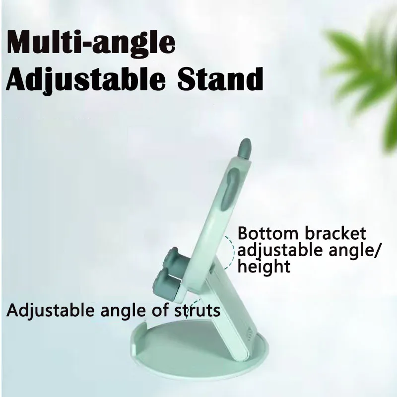 Universal Cute Desktop Stand For Mobile Phone Watch TV Live Foldable Holder For Cellphone Tablet Portable Tiger Animal Bracket mobile phone stands for vehicle