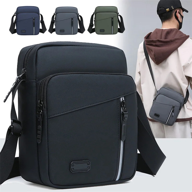 

2024 Brand New Men Crossbody Bags Male Dacron Shoulder Bags Boy Messenger Bags Man Handbags for Travel Casual Large Satchel