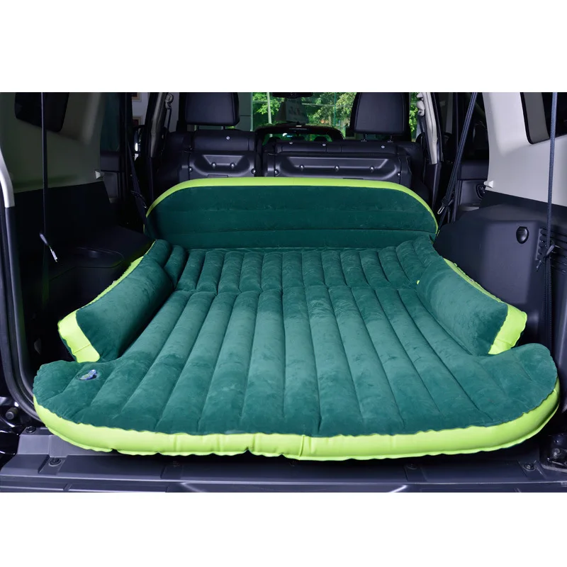 Car Folding Travel Mattress SUV Rear Seat Mattress Trunk Vehicle-Mounted Inflatable Bed Car Floatation Bed Inflatable Mattress