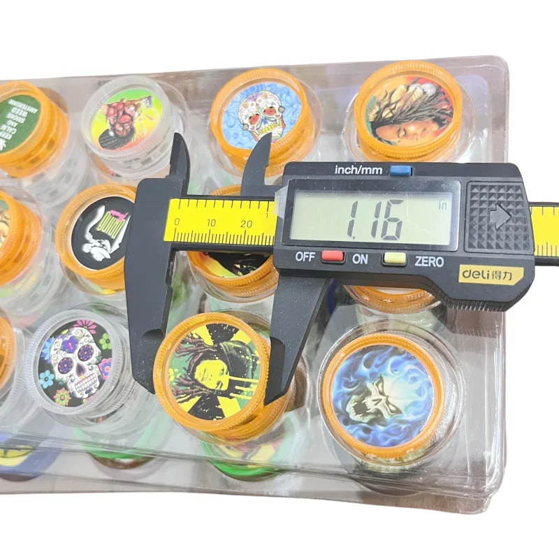 48Pcs/Pack Grinder Dia 30MM 2Layers Mini Plastic Pepper Mill Spice Crusher Smoking Tobacco Tool Accessories Mixed Color,herb grinder,smoking accessories,tobacco smoking accessories,tobacco grinder,manual spice grinder
