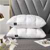 Down Pillow 100% White Goose Feather Pillow Core Five-star Hotel Cotton Single Cervical Vertebra Support Sleep Pillow 1