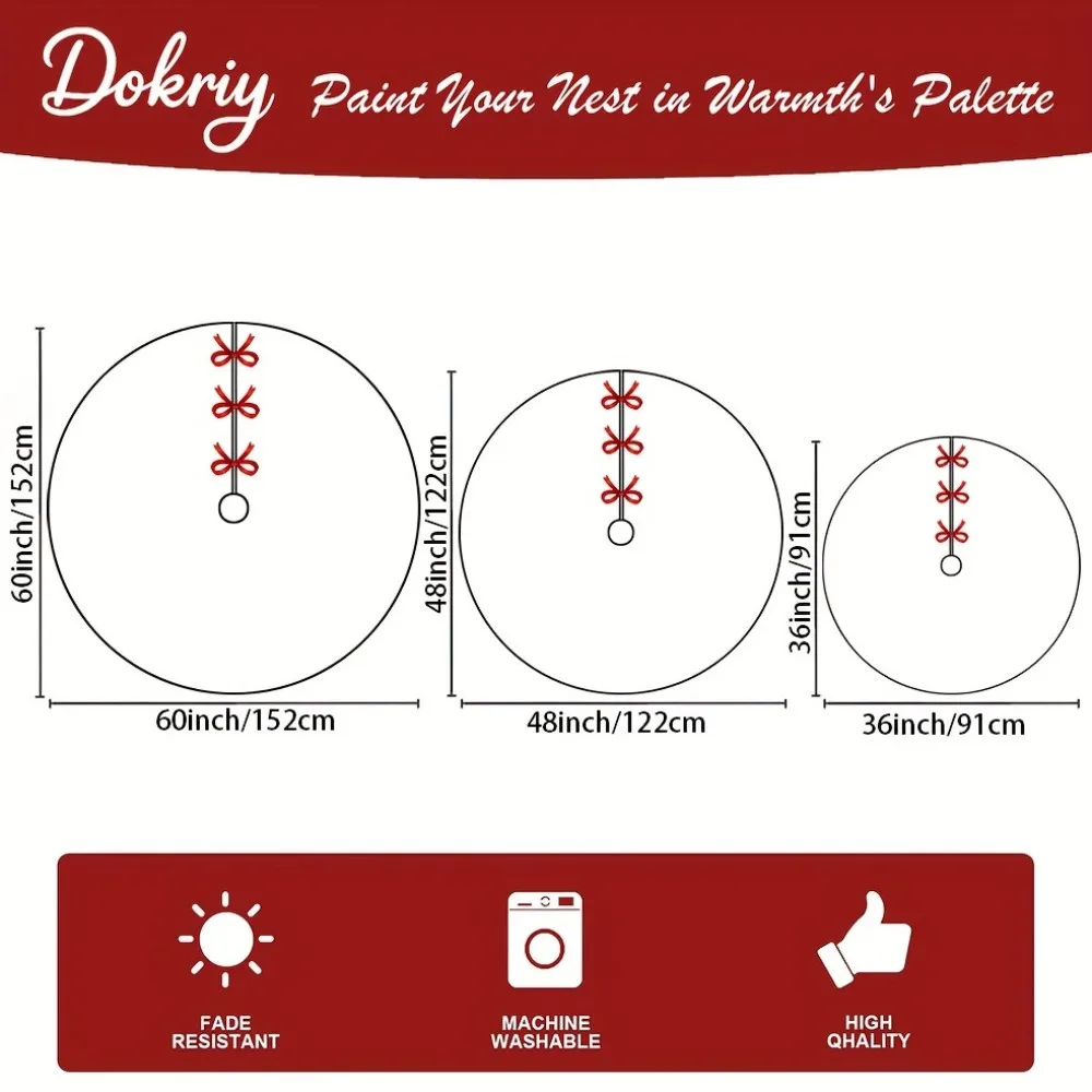 Spódnica choinkowa VIKAMA, świąteczne plisowane dekoracje, akcenty na domowe przyjęcie bożonarodzeniowe, klasyczne dekoracje świąteczne_voghion.com