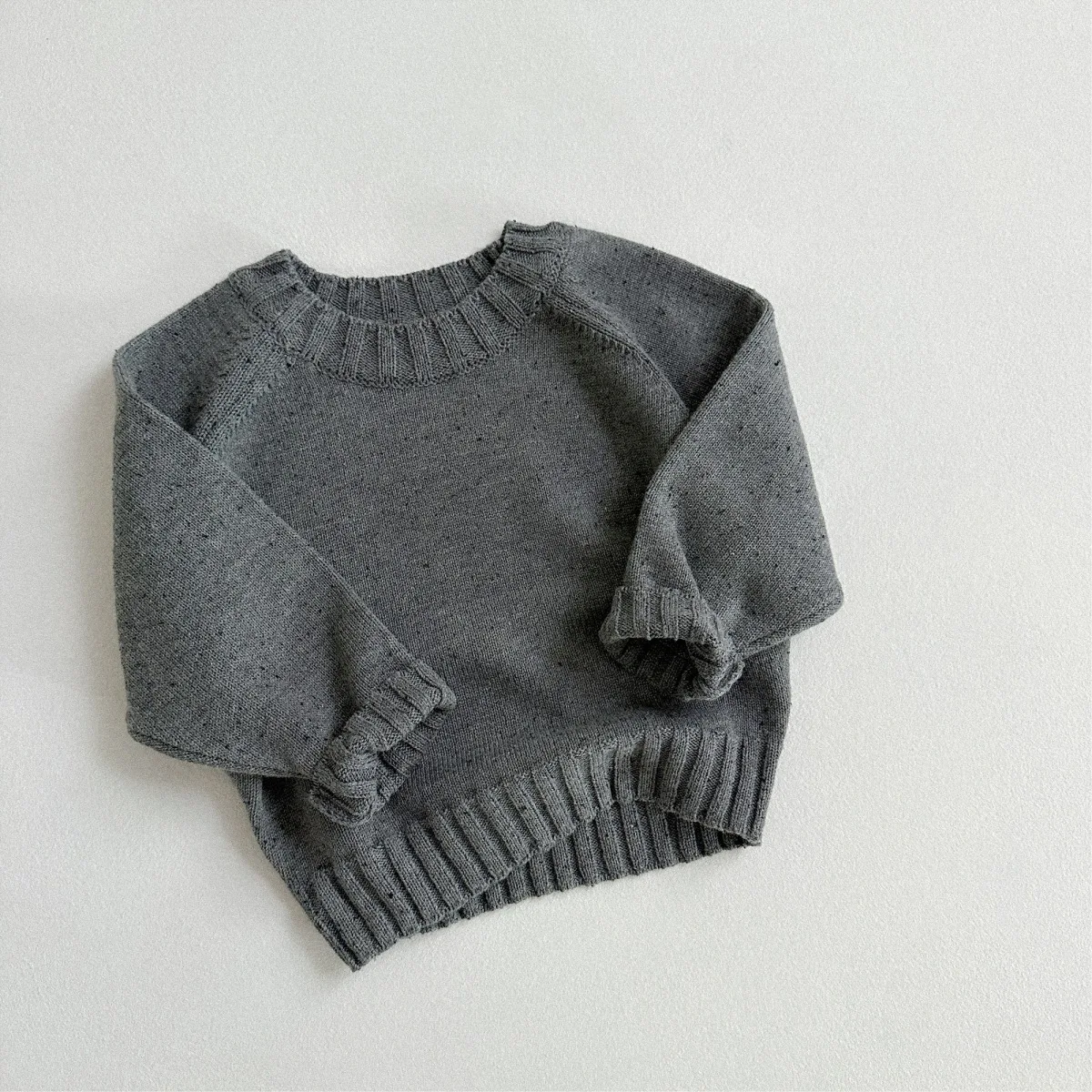 2025 겨울 신상  긴팔 캐주얼 스웨터 용 따뜻한 니트 상의 어린이 남아 여아 니트웨어  스웨터 아동복