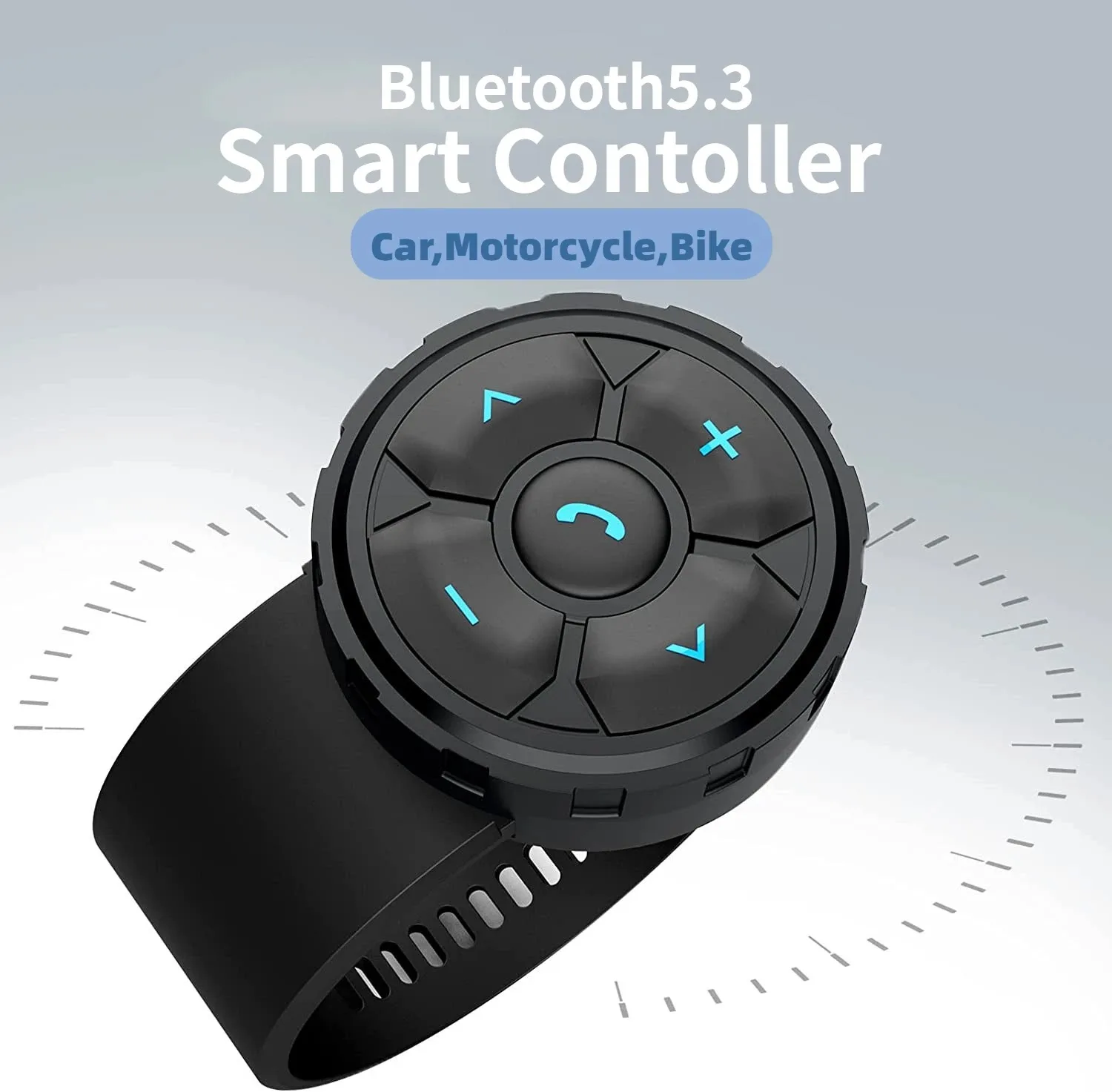 Wireless Bluetooth 5.3 Remote Controller IPX6 Waterproof Wireless Controller for