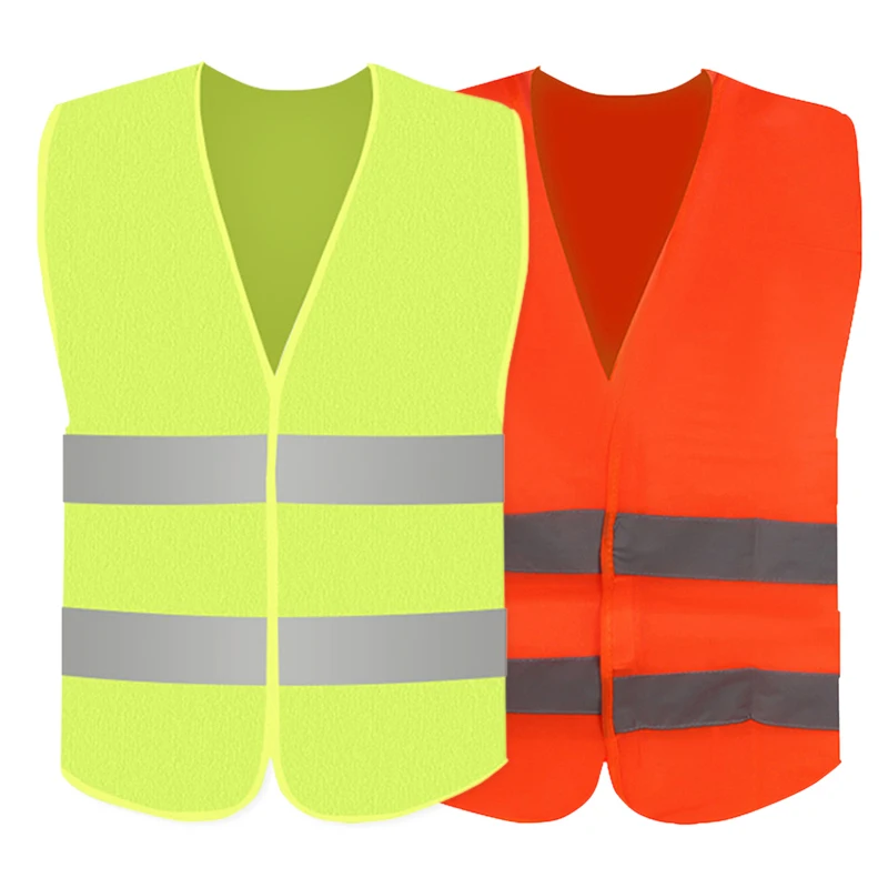 4PCS High Visibility Car Reflective Safety Ves Strip Vest Reflective Strip Vest Car Emergency Fluorescent